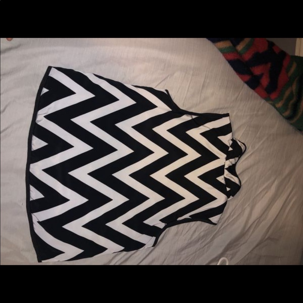 Chevron vest.